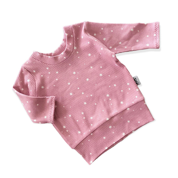My Lucky Stars on Pink Rib Dudis Lounge Set