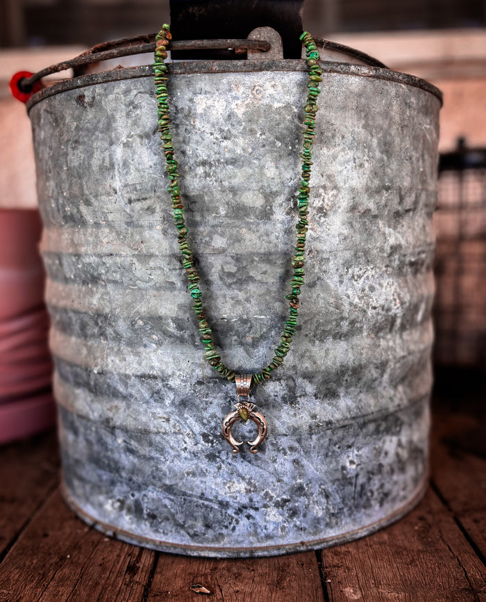 Navajo Sonoran & Kingman Naja Necklace