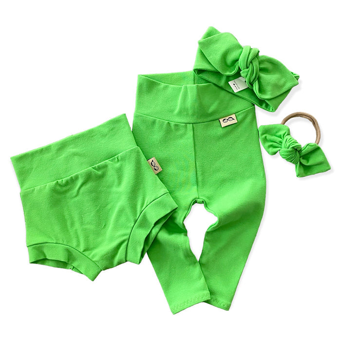 Neon Lime Green Bummies and/or Headbands