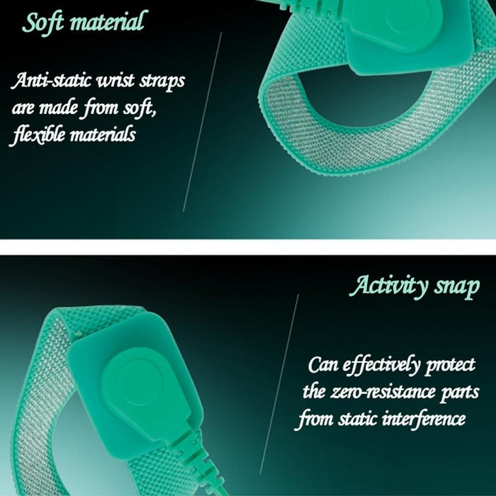 NNEIDS Anti-Static Wrist Strap With Tpr Elastic Material - 3M Length-1