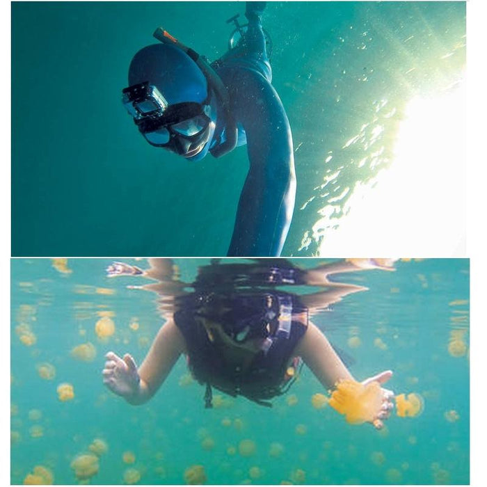 NNEIDS Underwater Camera Mask For Action Cameras - Compatible With Gopro Insta360 Dji And More-4