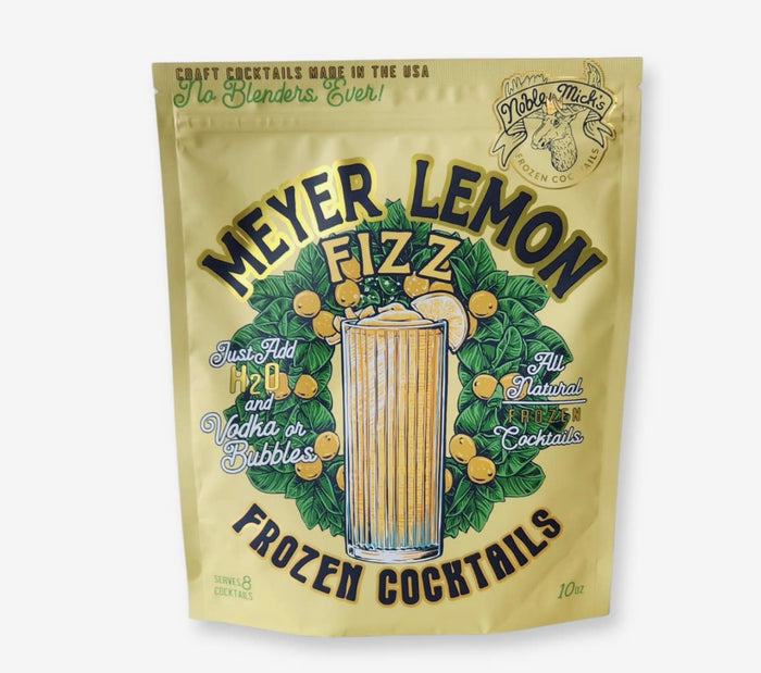 Noble Mick’s Frozen Cocktail Meyer Lemon Fizz