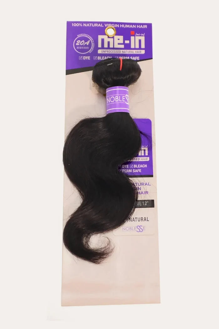 NOBLESSE ME-IN 20A 100% HUMAN HAIR BUNDLE BODY 12" NOBLESSE
