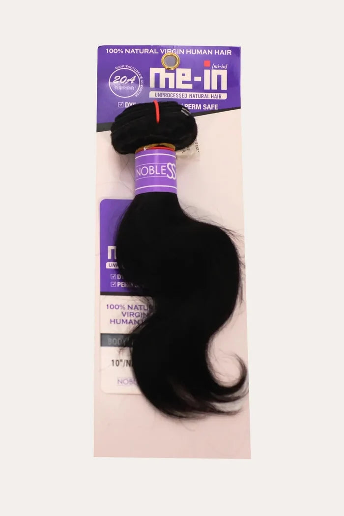 NOBLESSE ME-IN 20A UNPROCESSED HUMAN HAIR BUNDLE - BODY 10" NOBLESSE