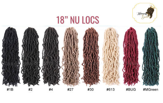 NU soft Locs Crochet Hair 18"