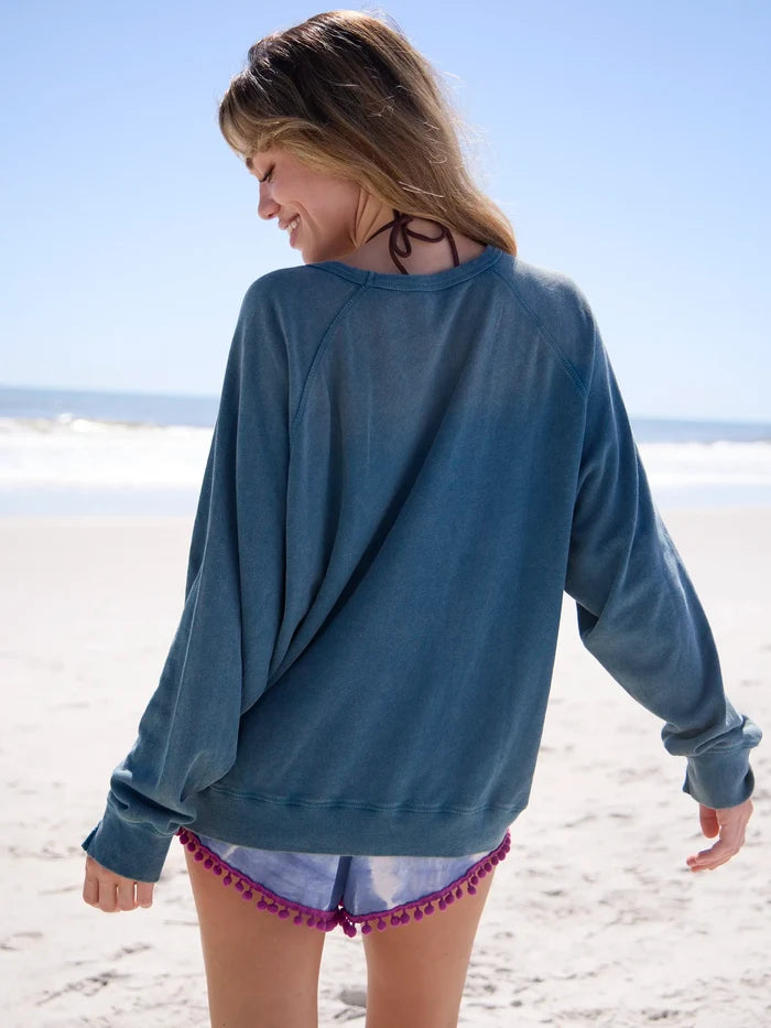 Old School Cotton Sweatshirt - Seas The Day-view 4