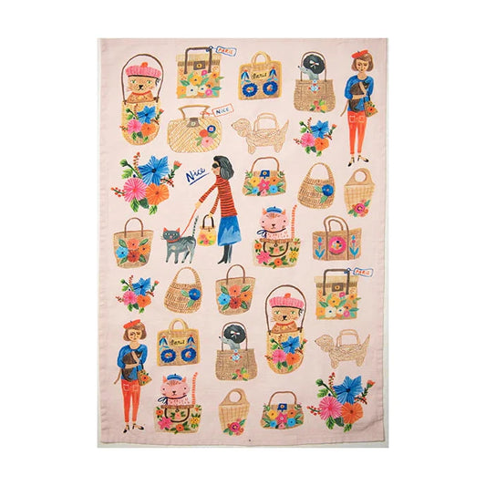 Oohlala Cats Tea Towel