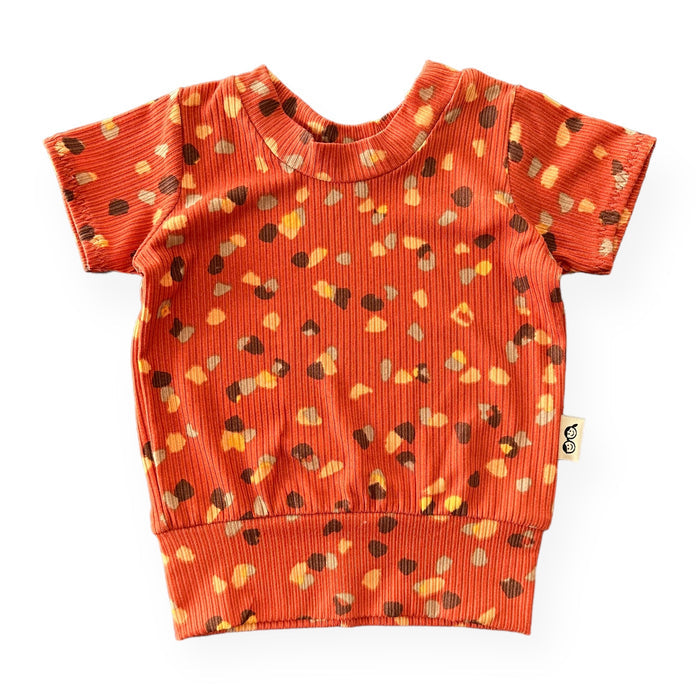 Orange Terrazzo Summer Lounge Top