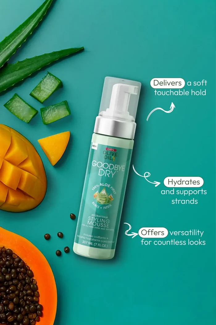 ORS OLIVE OIL GOODBYE DRY HYDRAFOAM STYLING MOUSSE 7oz ORS