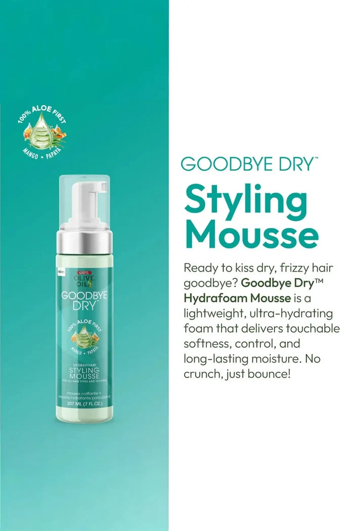 ORS OLIVE OIL GOODBYE DRY HYDRAFOAM STYLING MOUSSE 7oz ORS