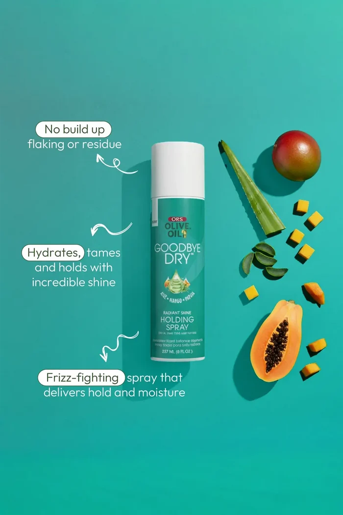 ORS OLIVE OIL GOODBYE DRY RADIANT SHINE HOLDING SPRAY 8oz ORS