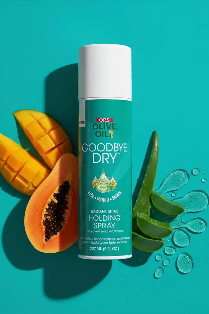 ORS OLIVE OIL GOODBYE DRY RADIANT SHINE HOLDING SPRAY 8oz ORS