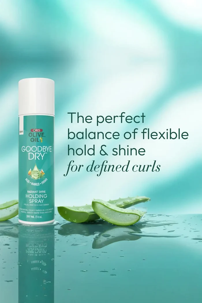 ORS OLIVE OIL GOODBYE DRY RADIANT SHINE HOLDING SPRAY 8oz ORS