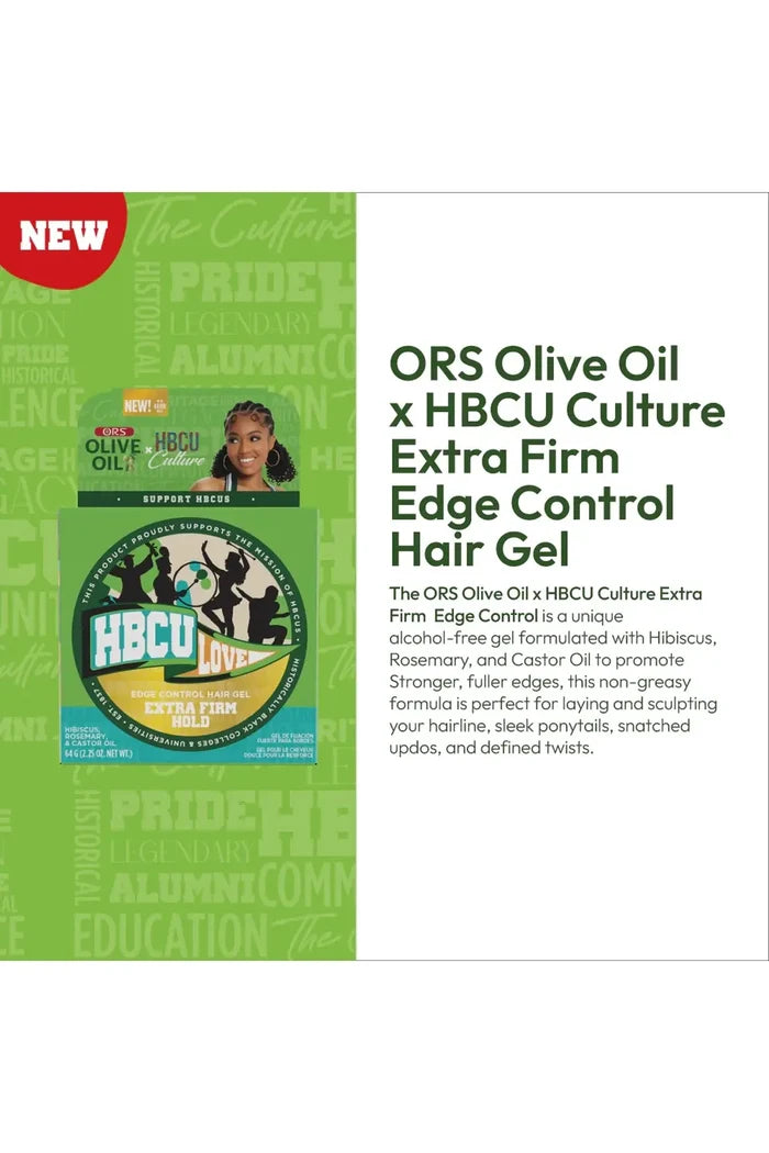 ORS OLIVE OIL HBCU EDGE CONTROL HAIR GEL 2.25oz ORS