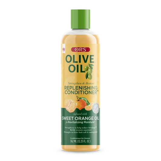 ORS Olive Oil Strengthen and Restore Replenishing Conditioner for Revitalizing Moisture (12.25 oz)
