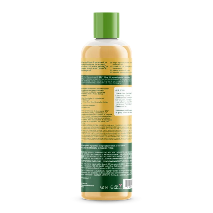 ORS Olive Oil Strengthen and Restore Replenishing Conditioner for Revitalizing Moisture (12.25 oz)