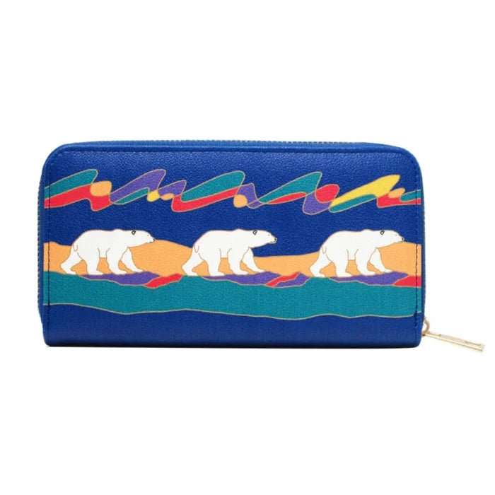OSCARDO Zipper Wallet - Polar Bears