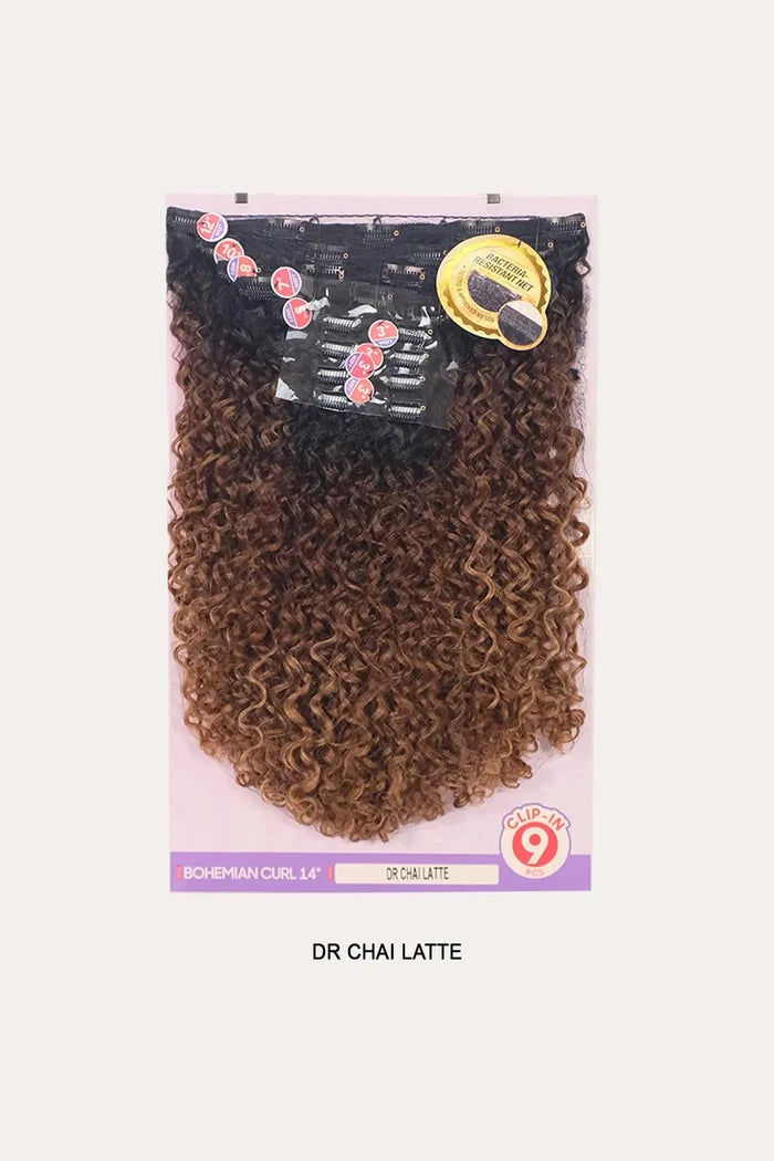 OUTRE BIG BEAUTIFUL HAIR CLIP-IN 9PCS - BOHEMIAN CURL 14"