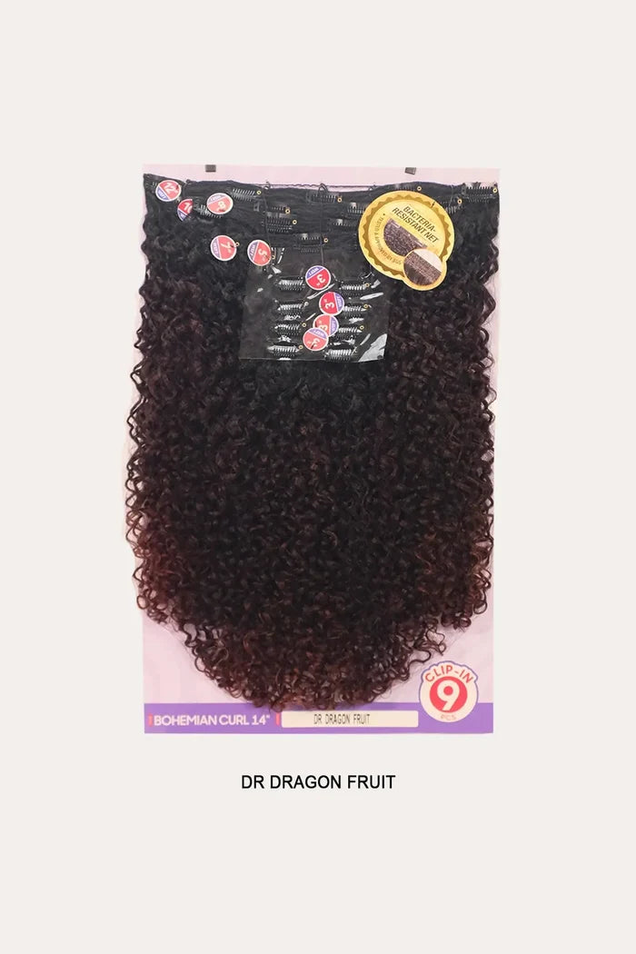 OUTRE BIG BEAUTIFUL HAIR CLIP-IN 9PCS - BOHEMIAN CURL 14"