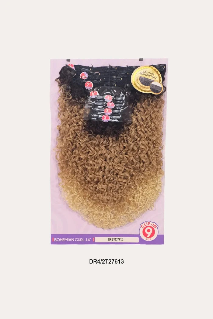 OUTRE BIG BEAUTIFUL HAIR CLIP-IN 9PCS - BOHEMIAN CURL 14"