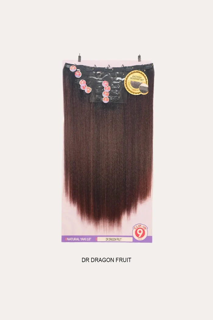 OUTRE  BIG BEAUTIFUL HAIR CLIP-IN  9PCS - NATURAL YAKI 18"