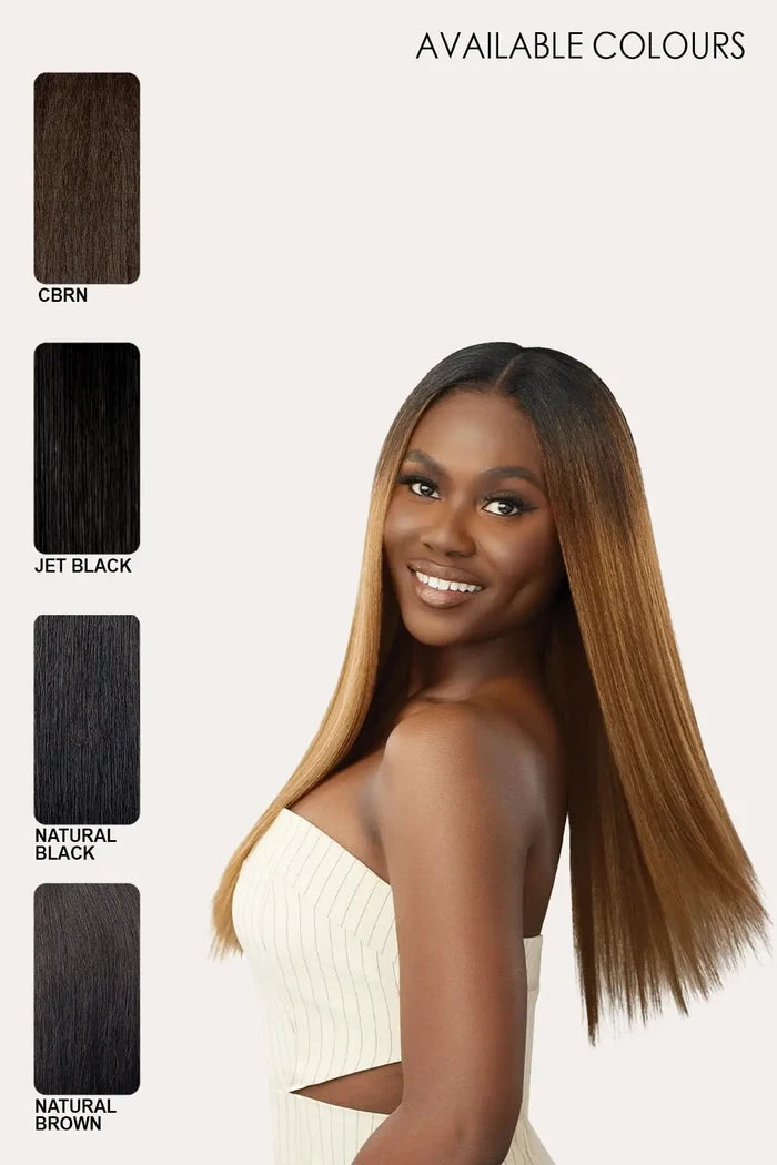 OUTRE  BIG BEAUTIFUL HAIR CLIP-IN  9PCS - NATURAL YAKI 18"