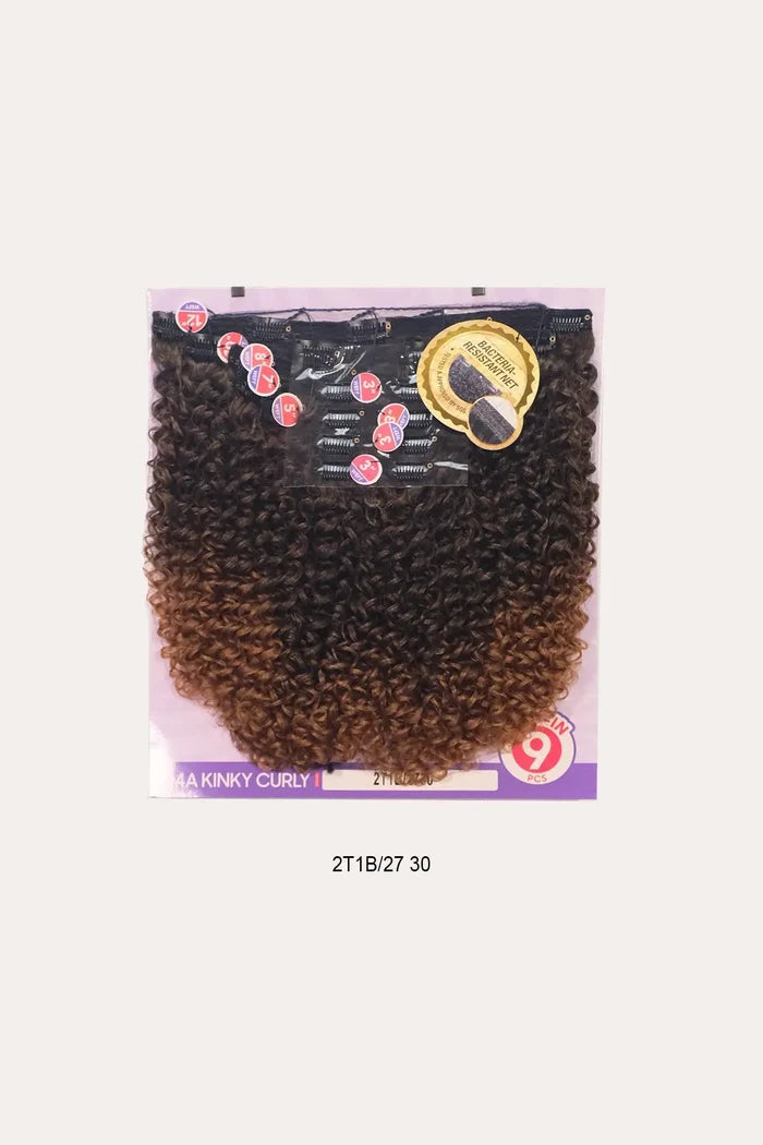 OUTRE BIG BEAUTIFUL HAIR CLIP-IN 9PCS -4A KINKY CURL