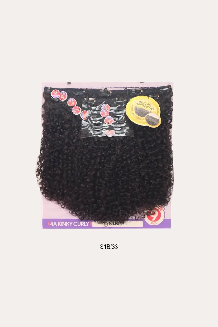 OUTRE BIG BEAUTIFUL HAIR CLIP-IN 9PCS -4A KINKY CURL
