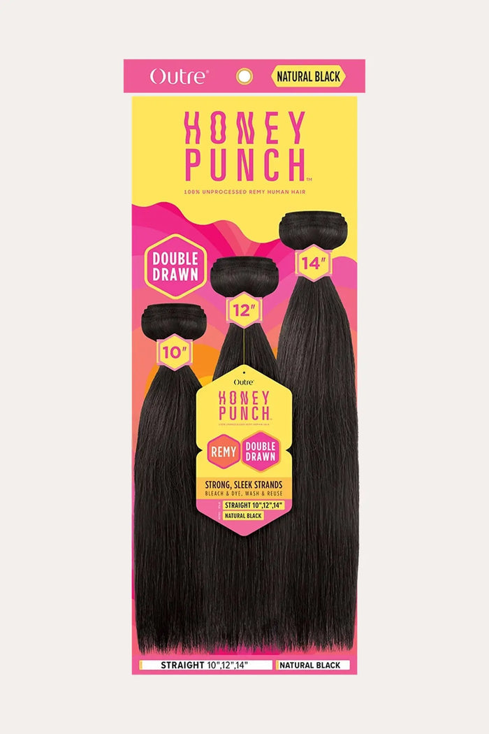 OUTRE HONEY PUNCH UNPROCESSED HUMAN HAIR - STRAIGHT MULTI OUTRE