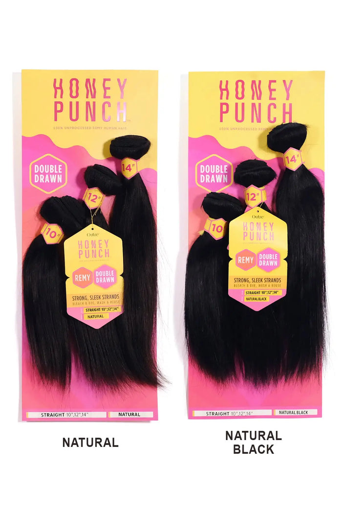 OUTRE HONEY PUNCH UNPROCESSED HUMAN HAIR - STRAIGHT MULTI OUTRE