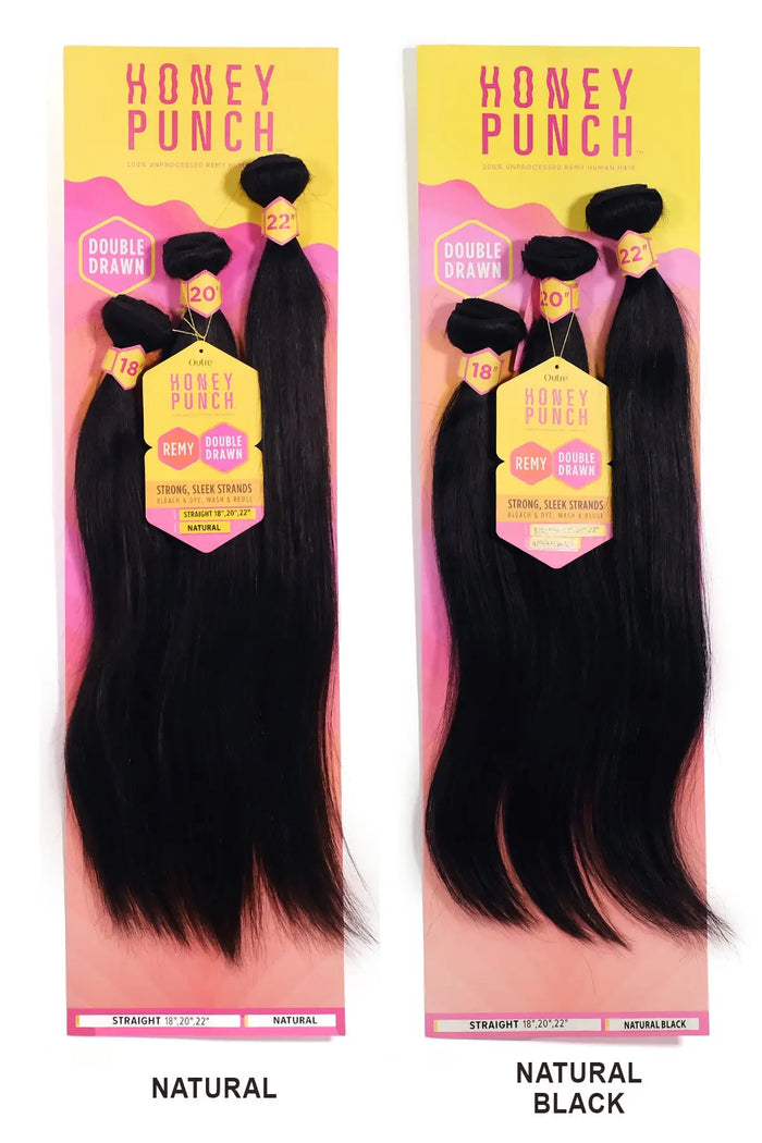 OUTRE HONEY PUNCH UNPROCESSED HUMAN HAIR - STRAIGHT MULTI OUTRE