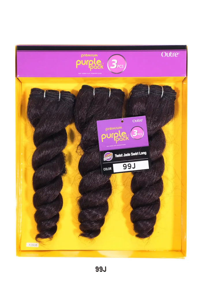 OUTRE PURPLE PACK 3PCS -  TWIST JADE SWIRL LONG OUTRE