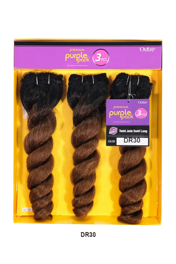 OUTRE PURPLE PACK 3PCS -  TWIST JADE SWIRL LONG OUTRE