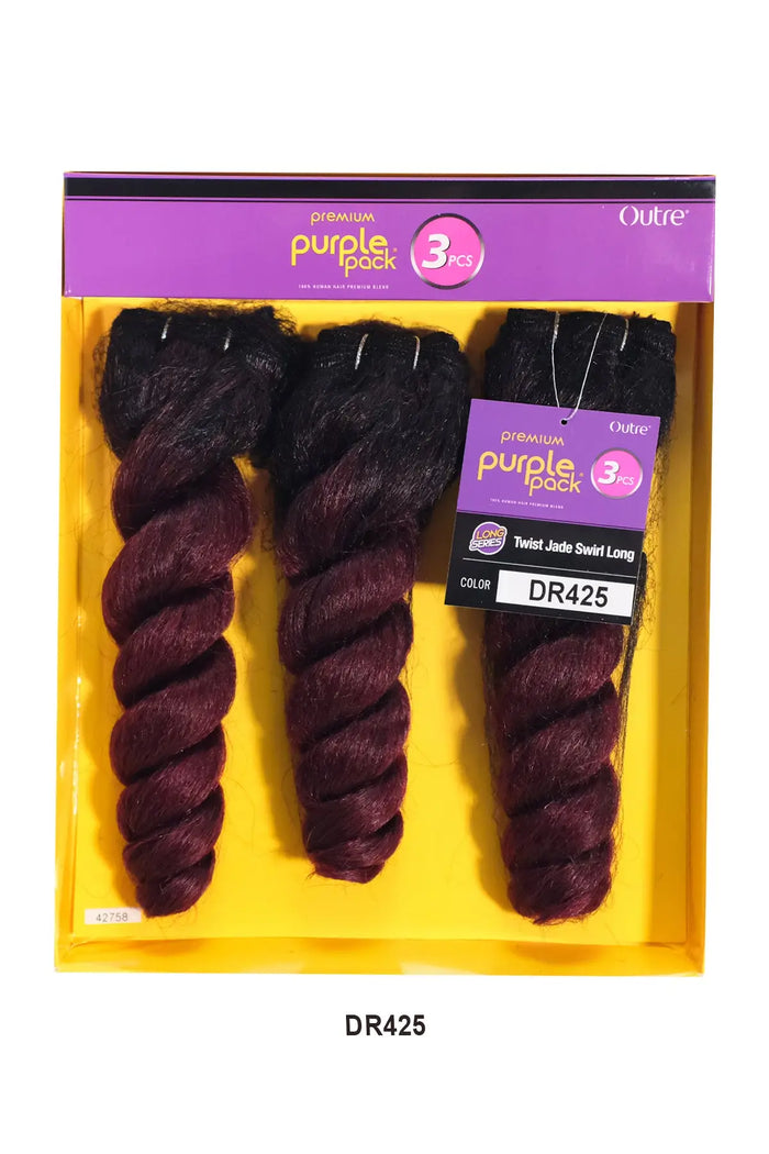 OUTRE PURPLE PACK 3PCS -  TWIST JADE SWIRL LONG OUTRE
