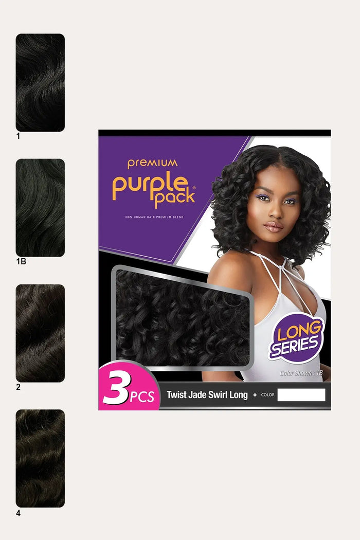 OUTRE PURPLE PACK 3PCS -  TWIST JADE SWIRL LONG OUTRE
