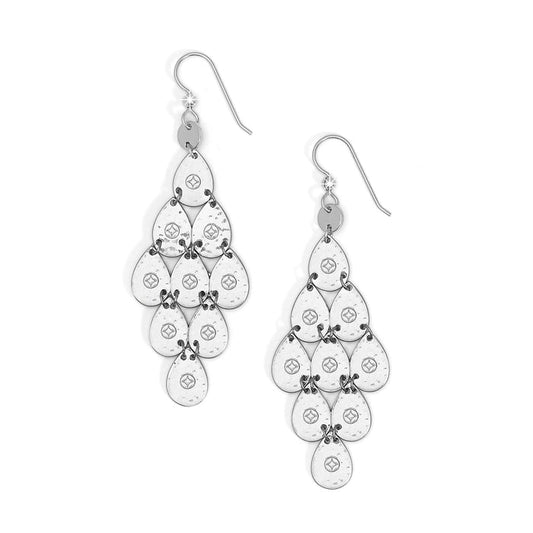 Palm Canyon Teardrop French Wire Earrings/silver