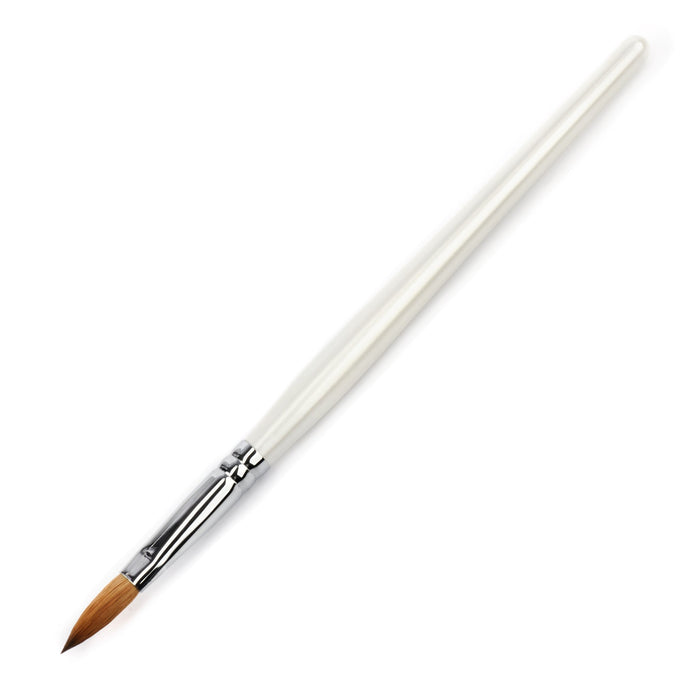 Pearl Wood #8 Oval Acrylic Brush | Ugly Duckling