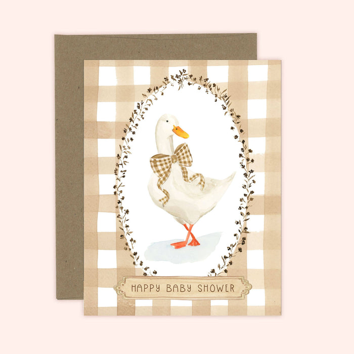 Plaid Baby Shower Card | Goose Card - Magnolia Lane co. Home + Garden + Gift