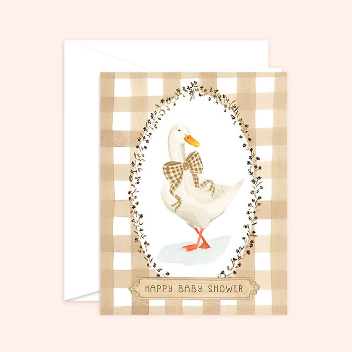 Plaid Baby Shower Card | Goose Card - Magnolia Lane co. Home + Garden + Gift