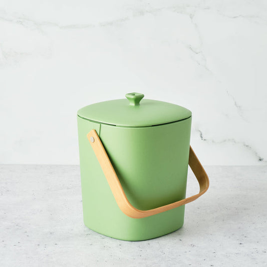 Bamboozle Home Avocado by The Kitchn Plant-Based Countertop Compost Bin
