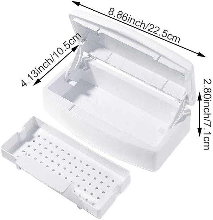 Plastic Sterilizer Tray- White