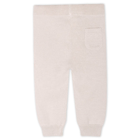 Pocket Sweater Knit Baby Legging Pants (Organic Cotton) - Stone