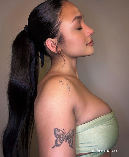 ponytail - natural black.