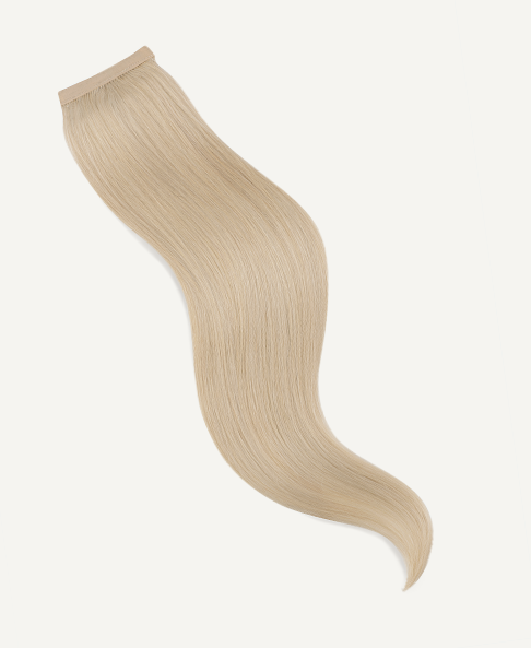 ponytail - platinum blonde.