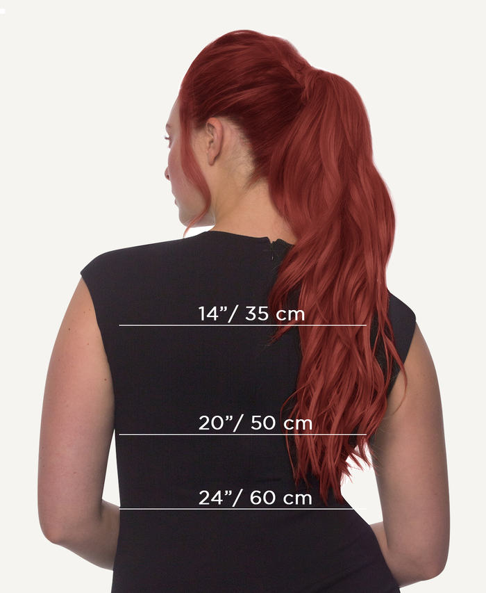 ponytail - ruby red.