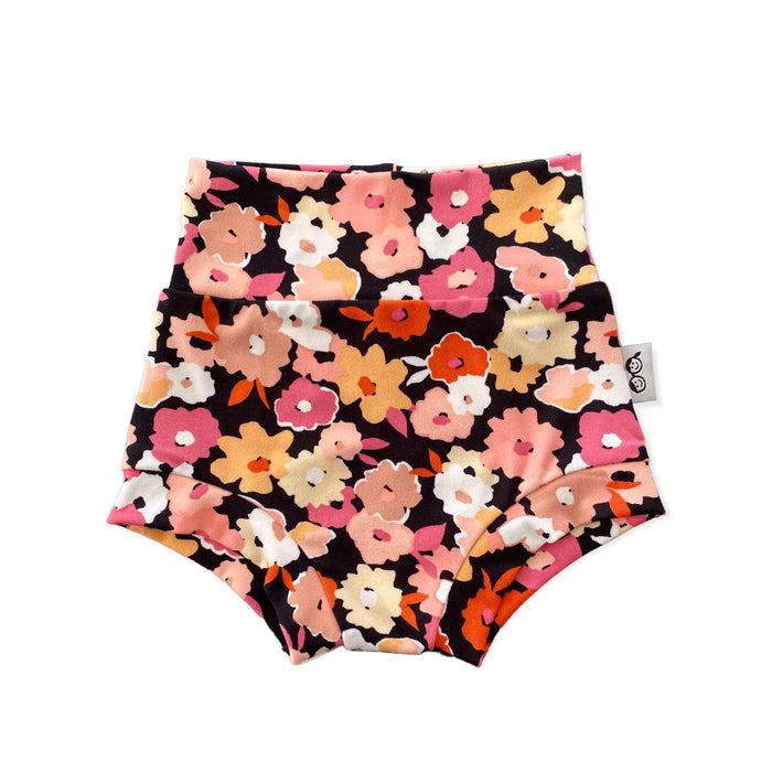 Poppies on Black Bummies