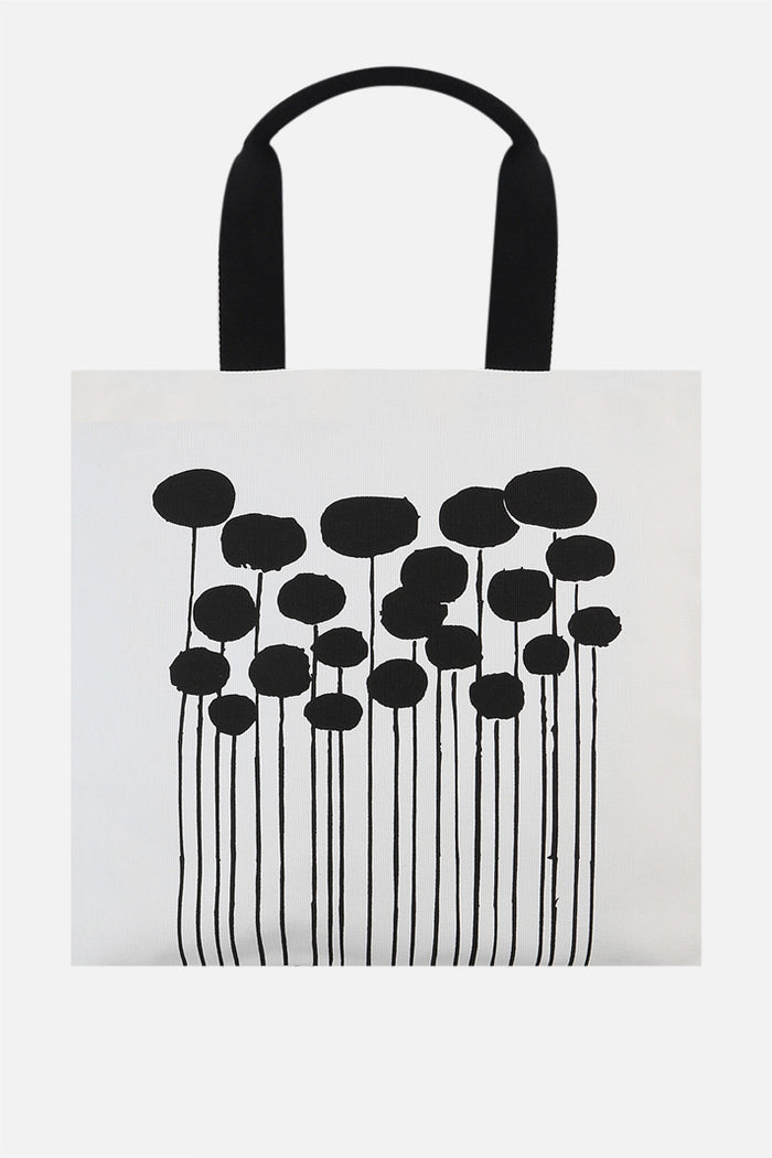 Poppy canvas shopping bag