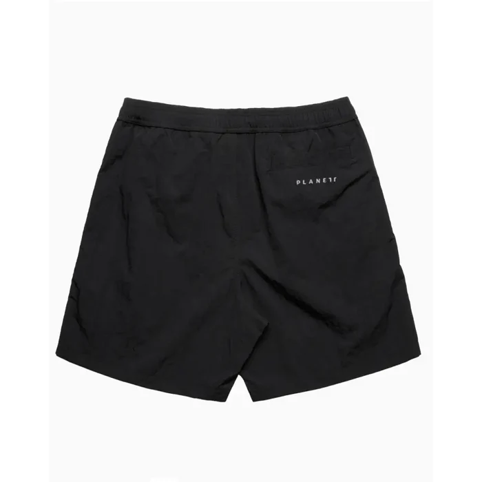 Black athletic shorts.