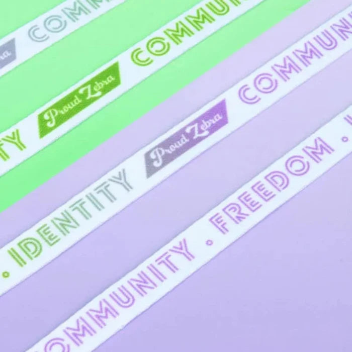 PROUD ZEBRA 115cm Price Shoelaces - Genderqueer