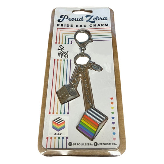 PROUD ZEBRA Bag Charm - Ally